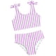 thumbnail image 5 of Niñas Pequeñas Traje de Baño de Verano Impreso de Cuerpo Dividido Conjunto de Dos Piezas para las Vacaciones de Natación en el Interior de la Playa, 5 of 8