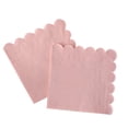 thumbnail image 1 of Nvzi 50 servilletas de 2 capas dobladas de 4,92 x 4,92 pulgadas, desechables, para cenas, bodas, cumpleaños, fiestas, bodas, aniversarios, recepciones y eventos (rosa), 1 of 5