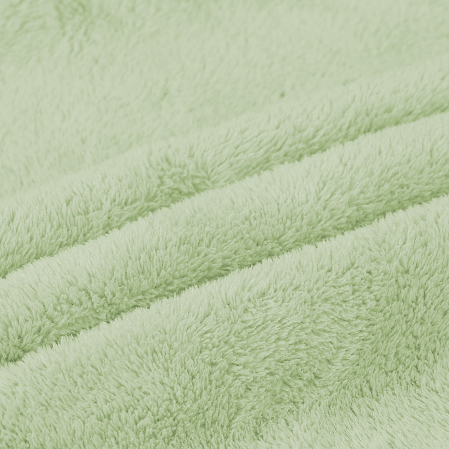 JML Large Bath Towels with Hanging Loop, 6 Pack, 30"x60", Light Green, 350GSM, Soft, Absorbent, Microfiber Towel Quick Drying, Lint-free, No Fading