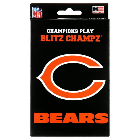 Blitz Champz Chicago Bears Card Game, Family Game for Adults & Kids, Easy-To-Learn Party Game