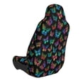thumbnail image 4 of Lsque Multicolored Butterflies Pattern Car Seat Covers for Front Seats , Waterproof Seat Covers for Cars, Sporty Front Seat Covers,Car Seat Cover Protector Front Seats, 4 of 5