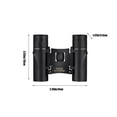 thumbnail image 4 of 8x25 Compact Binoculars, BAK4 Prism Low-Light Vision Optics, Rubber-Armored Portable Telescope for Birdwatching/Concerts/Hiking, 4 of 9