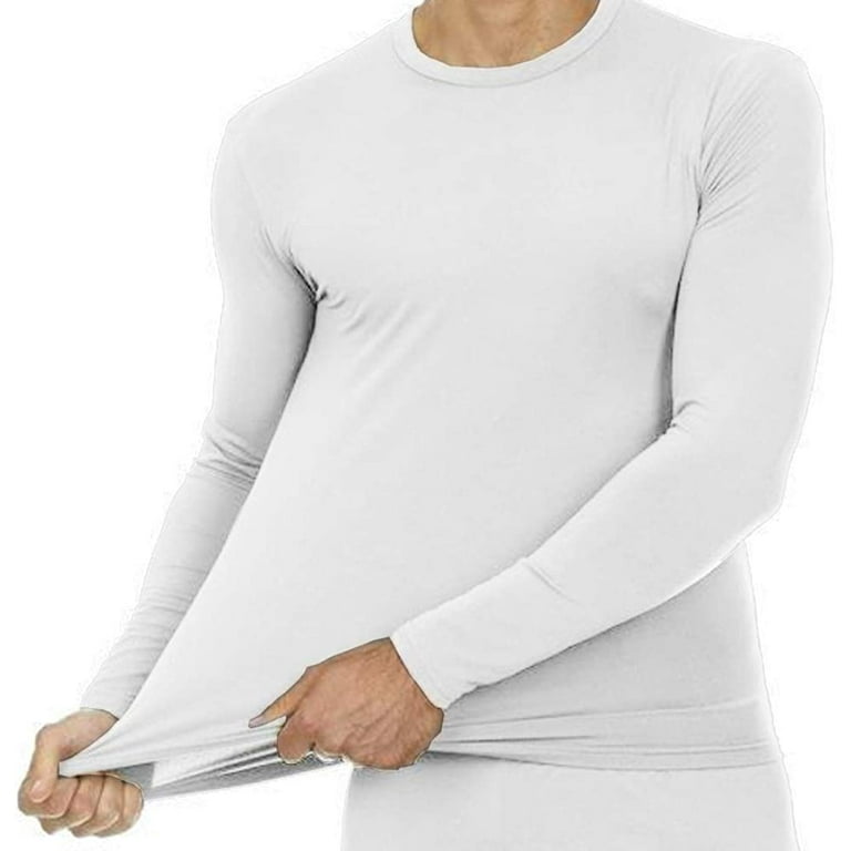 【セール 登場から人気沸騰】 Mens Ultra Crew Baselayer Compression - Shirt Thermal Soft Clothing