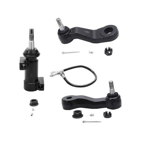 Front Idler Arm and Pitman Arm Kit - Compatible with 1999 - 2004 Chevy Silverado 2500 2000 2001 2002 2003