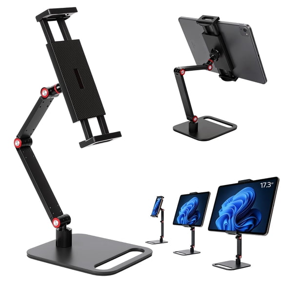 NACOOL Soporte portátil para Monitor, Soporte Ajustable en Altura teléfono móvil y Tableta, Base Grande Ajustable en Múltiples Ángulos para Panta