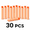 Orange, variant on 300Pcs Bullets for Nerf,Precision-Designed Refill Darts for Nerf,Innovative Dart Accessories,Soft EVA Zombie Strike for Nerf,Orange Suction Cup