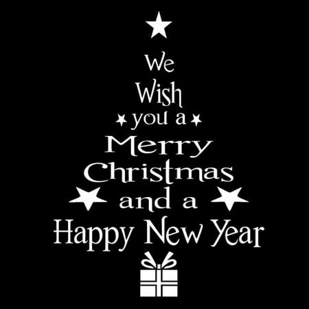 Diy Christmas Wall Decorations Ideas AkoaDa Christmas Wall Sticker Merry Christmas Window Sticker Christmas Tree Decals Removable Wall Stickers Mural Window Decoration DIY Letters Christmas Greetings for Wall Window Decals ()