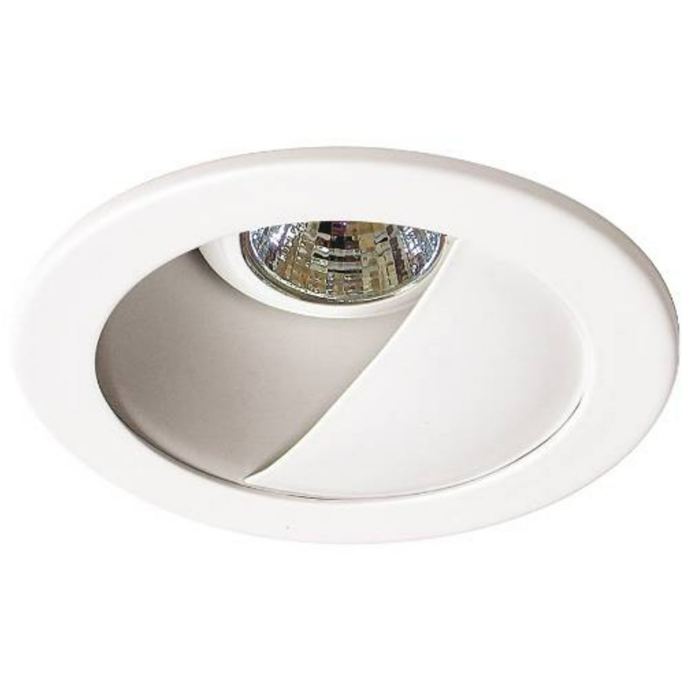 4 IN. RECESSED WALL WASHER TRIM, LOW VOLTAGE, WHITE, 47/8 X 33/4 IN