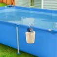 thumbnail image 4 of Dvkptbk Pool Side Cup Holders for Above Ground Pools Compatible with Above Ground Pools with Round Top Bars Sturdy, Durable and Easy To Use Non-spill Cup Holders - Summer Clearance on Clearance, 4 of 8
