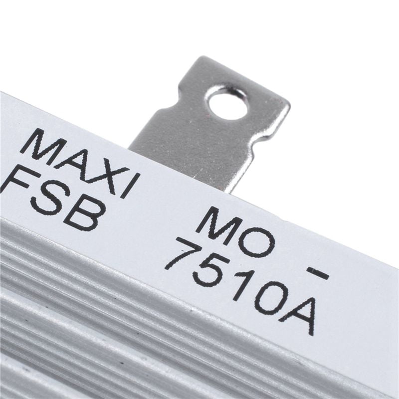 10X Aluminum Heatsink Base Single Phase Bridge Rectifier Diode 75A 1000V
