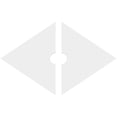 thumbnail image 4 of 10"W x 6 5/8"H x 1"ID x 3 1/2"C x 1"P Diamond Architectural Grade PVC Contemporary Ceiling Medallion, Two Piece, 4 of 11
