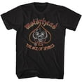 thumbnail image 1 of Motorhead Snaggletooth And Spade Black Adult T-Shirt, 1 of 2