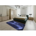thumbnail image 5 of Ahgly Company Machine Washable Indoor Rectangle Transitional Night Blue Area Rugs, 7' x 9', 5 of 7