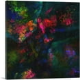 thumbnail image 1 of ARTCANVAS Black Opal Precious Gemstone Stone Jewel Canvas Art Print - Size: 18" x 18" (1.50" Deep), 1 of 9
