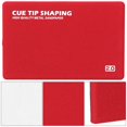thumbnail image 3 of Portable Stainless Steel, Strength Billiard Cue Tip Shaper High Snooker Pool Burnisher File Repair Tool Billiards AccessoryRed, 3 of 8