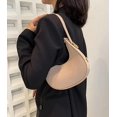 thumbnail image 4 of LHSHID Women’s Small Shoulder Bag Felt Soft Top Handle Y2k Underarm Bag Medium Tote Cute Dumpling Bag, 4 of 7