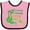 Pink and Black, variant on Inktastic My Grammy and Grandpa Love Me Grandson Dinosaur Boys Baby Bib