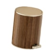 thumbnail image 4 of Bote de basura para baño con tapa, bote de basura con pedal, bote de basura con escalón, contenedor de basura para lavandería, inodoro, garaje, 9 litros, 4 of 8