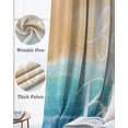 thumbnail image 3 of Blue Coastal Blackout Curtains for Bedroom Living Room Darkening Curtains 90 Inch Life Is Better At The Beach Beach Black Out Window Curtain Privacy Window Treatment Grommet Drapes 52"x90"x2, 3 of 9