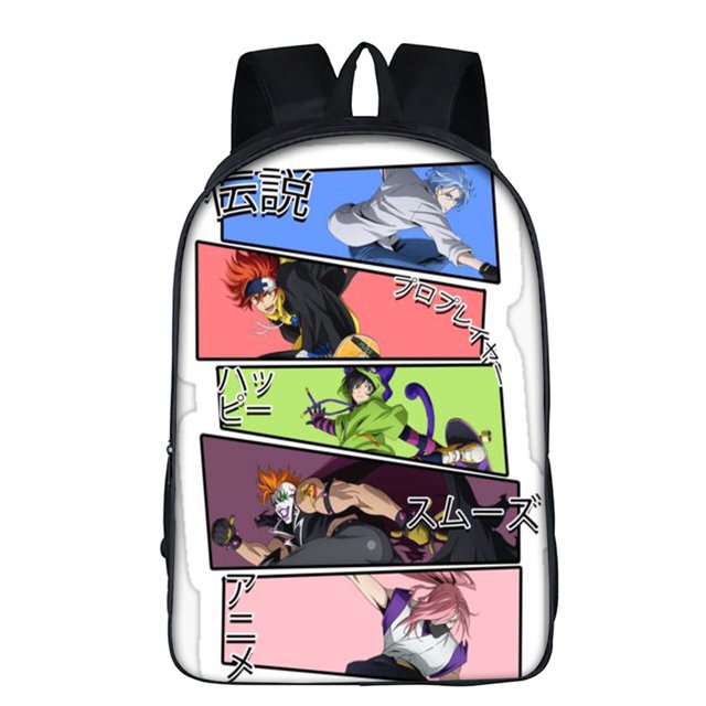 Mochila Japonesa De Anime SK ^ Con Estampado De Dibujos Animados Para Estudiantes Escolar