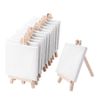 thumbnail image 2 of 72pc 4 By 4 Inch Mini Canvas and 8 X 16cm Mini Wood Easel Set for Painting Drawing School Student Artist Supplies, 2 of 8