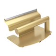 thumbnail image 3 of Lipstore Foil Dispenser Cutter Film Wrapper Portable Film Cutter Paper Holder Wrap Dispenser for Food Cling Film Kitchen Drawer Baking Gold, 3 of 8
