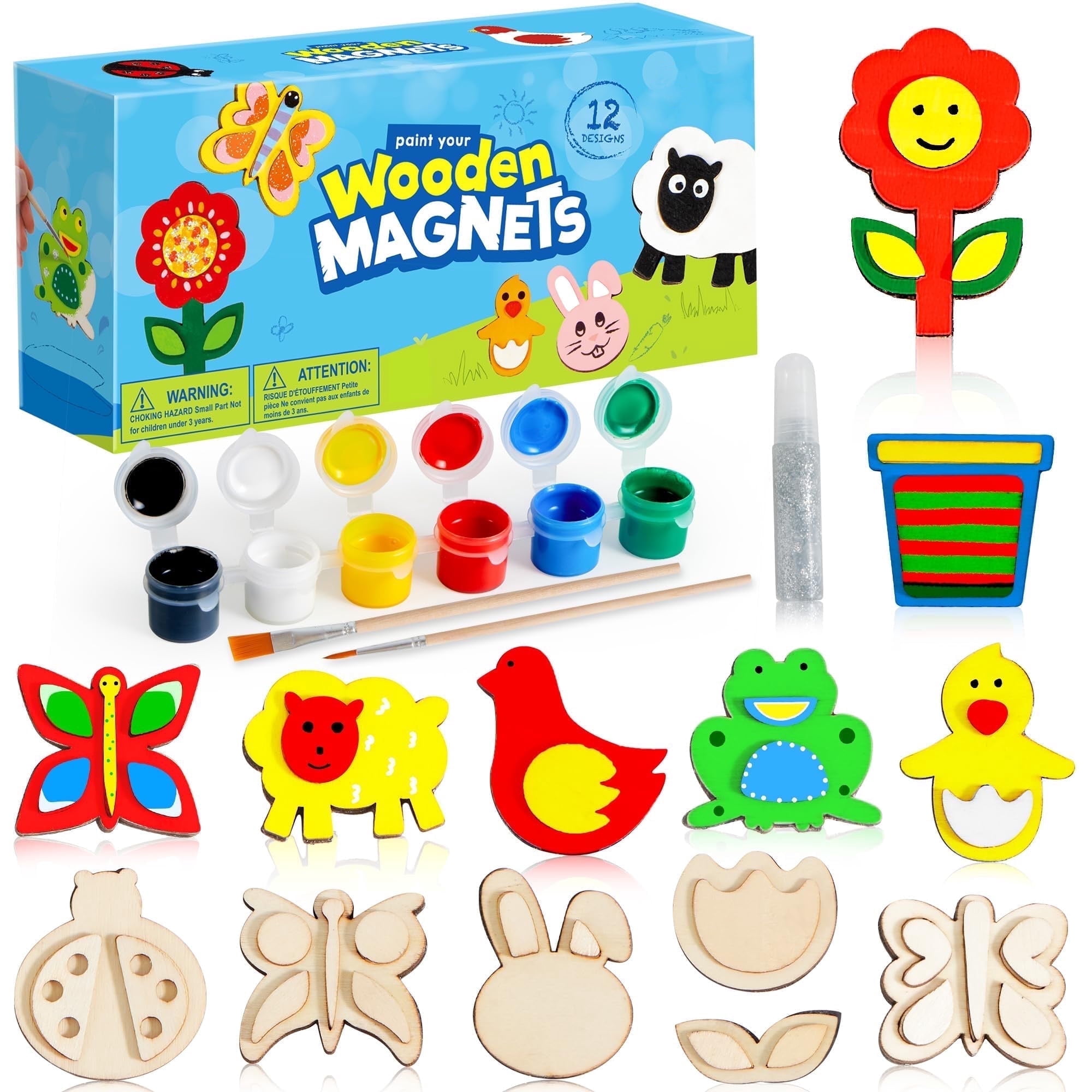 Joyfy 4 Pcs Window Art Making Kits, Sun Catcher Gem Painting Arts