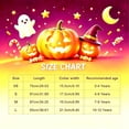thumbnail image 4 of Curuila Toddler Halloween Jumpsuit For Dress Up Hallowmas Face Print Stage Show Cosplay Jumpsuit For Girls Boys Performance Fashion Clothes Size 10-12 Years, 4 of 7