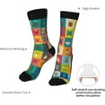 thumbnail image 4 of Funny Casual Sport Short Sock Insect Species Cartoon Novelty Graphic Socks for Men Women Gift, 4 of 4