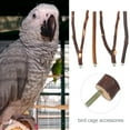 thumbnail image 2 of NICEXMAS Wooden Parrot Swing Stand Pole Bird Perch for Pet Birds Bird Habitat Accessory 1 Set, 2 of 5