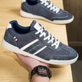 thumbnail image 6 of Men's Casual Canvas Sneakers – Classic Low-Top Skate Shoes for Walking, Daily Wear, 6 of 6