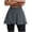 Dark Gray, variant on Dance Wrap Skirt, Adjustable Ballet Skirts for Women/Girls with Asymmetric Hem, Breathable Yoga Cover Up Skirts (Navy, One Size)