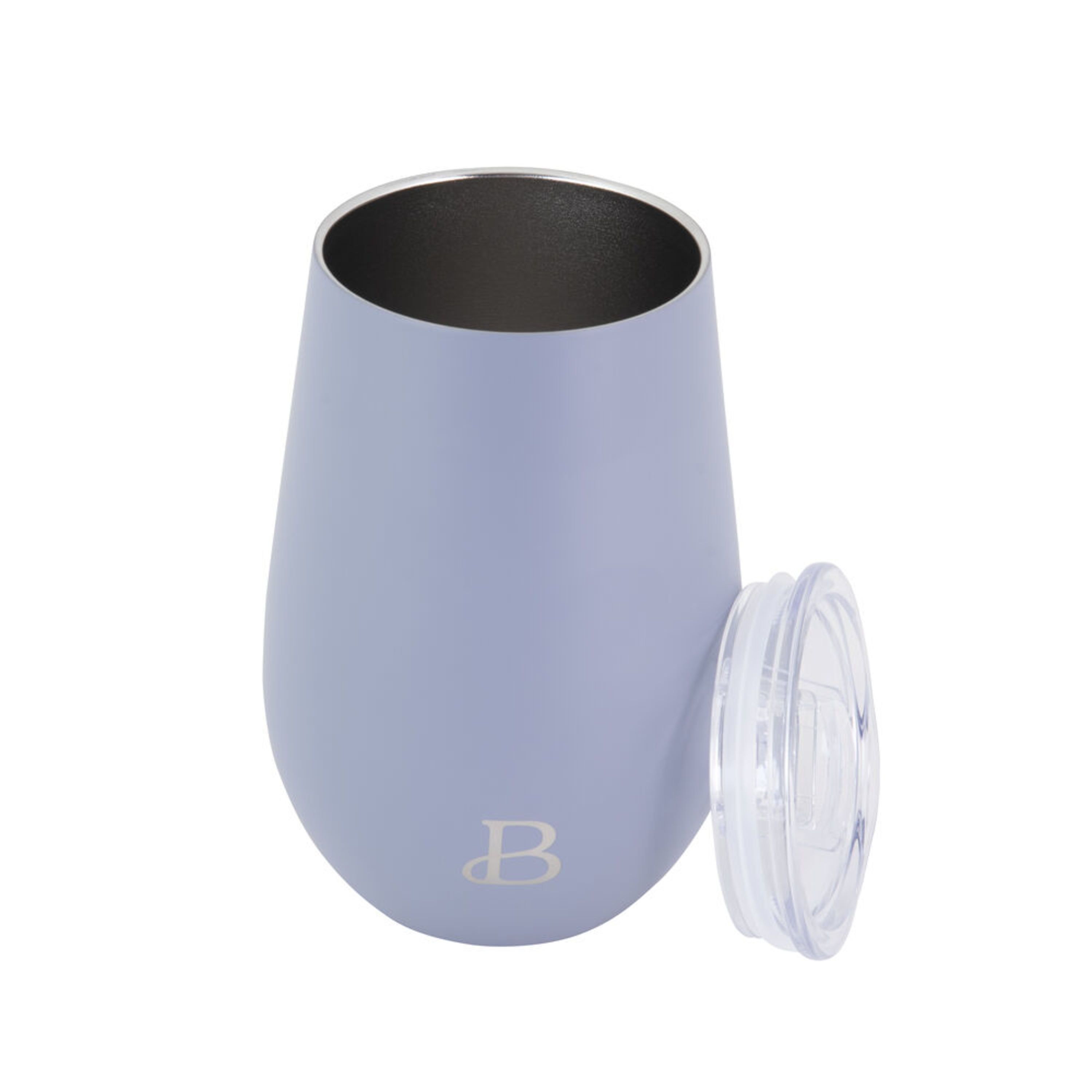 Beautiful 12oz Double Wall Stainless Steel Wine Tumbler, Color Cornflower