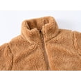thumbnail image 5 of WOYY Girls Sherpa Coat Zipper Warm Jacket Winter Outerwear, Sizes 18-24M, 5 of 8