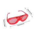 thumbnail image 3 of Wutalume LED Light Up Glasses, Glow in the Dark Flashing Sunglasses for Rave Party, Kids and Adults Neon Light Eyewear, Birthday Carnival Festival Supplies, USB Rechargeable Fun Glasses,Blue, 3 of 3