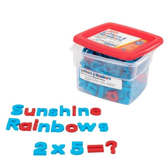Educational Insights Color-Coded Magnetic Alphabet & Number Set, 214 Pieces