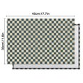 thumbnail image 6 of Navy and Beige Checkerboard Pattern Summer Placemats Table Placemats Set Of 4-Linen Kitchen Washable Placemats Table Mats 11.8"x17.7" Non-Slip Heat Resistant, 6 of 6