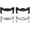 Black+Silver, variant on 2 Pack Metal Connector Compatible for Xiaomi Band 9/9 NFC Connector-14mm Watch Band Stainless Steel Connection Adapter for Xiaomi Band 9 NFC Accessories Black+Black