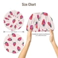 thumbnail image 5 of Sigee Hand Drawn Strawberry for Hair Wrap Adjustable Sleep Cap for Hair Protection and Comfort, Adjustable Night Cap for Women, 5 of 6