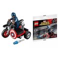 thumbnail image 1 of LEGO Marvel Captain America Civil War Captain Americas Motorcycle Mini Set #30447 [Bagged], 1 of 2