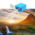 thumbnail image 1 of TIMIFIS Projector Small Household Mini Projector LED Portable Projector Supports HD 1080p Outdoor Mobile Power Supply - Summer, 1 of 9