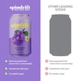 thumbnail image 5 of Spindrift "Concord Freeze" Grape Soda Made With Real Squeezed Fruit, 12 FL oz - ( 4 Pack ), 5 of 5