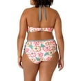 thumbnail image 7 of Juniors' Plus-Size Floral Print High-Waist Swim Bottom, 7 of 7