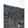 thumbnail image 4 of Moggemol Kids Boys and Girls Shiny Metallic Pants Elastic Waistband Jazz Dance Harem Trousers Loose Black 150, 4 of 6