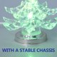 thumbnail image 3 of Raindrops De LED Árbol De Dorado Con Cable USB Para Ambiente Festivo En Hogar O Oficina, 3 of 7