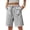 BH34_Black, variant on Women Striped Linen Shorts Elastic Waist Drawstring Bermuda Shorts with Pockets Summer Cotton Boho Beach Lounge Short Black L