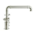 thumbnail image 2 of Avallon 8 in. Widespread, 2-Handle Wheel, Bathroom Faucet in Brushed Nickel, 2 of 10