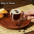 thumbnail image 4 of Espresso Cups Set of 2, Double Walled Espresso Shot Glass with Handle, 2.5 OZ High Borosilicate Expresso Shots Cup, Espresso Accessories, 4 of 6