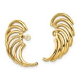 thumbnail image 2 of Primal Gold 14 Karat Yellow Gold Swirl Shaped Earring Jackets, 2 of 3