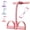 Pink, variant on 21 Fitness Resistance Bands-8 Tube Pedal Ankle Puller, 2025 New Sit up Leg Stretch Rope Exercise Bands with Handles, AB Training Auxiliary Device Workout Equipment for Women Men